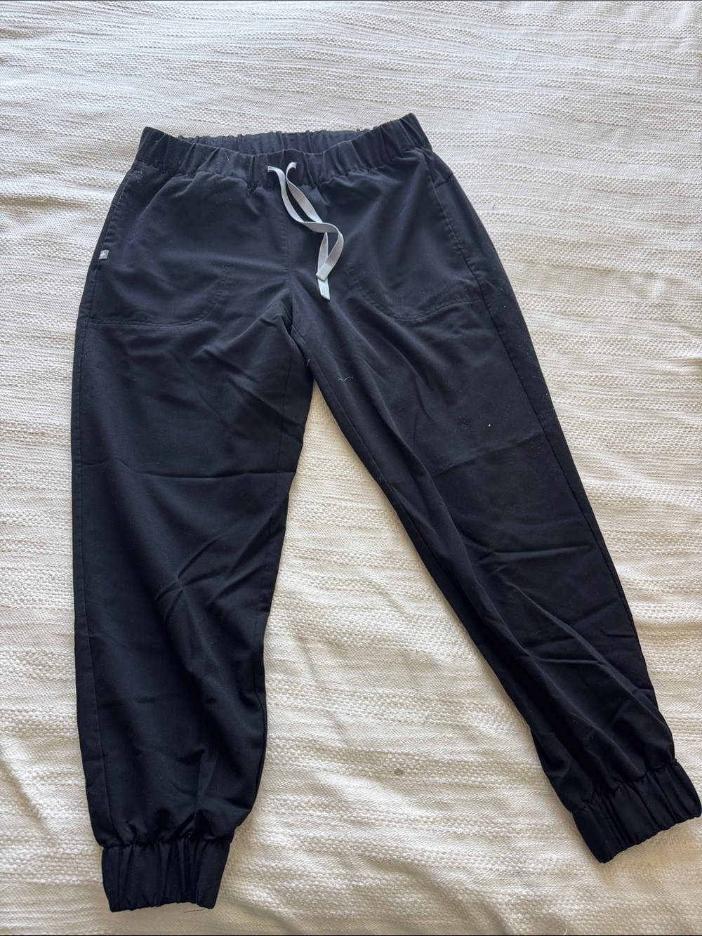 Figs Black Women's Jogger Pants with Drawstring
